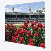 Lofaris Racecourse Rose Kentucky Derby Pillow Case Backdrop